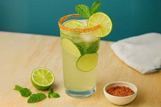 Virgin Mojito with Sweet & Spicy Rim