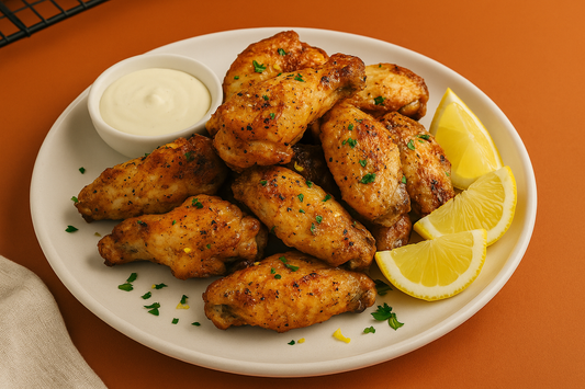 Air Fryer Lemon Pepper Wings | Easy Summer Finger Food