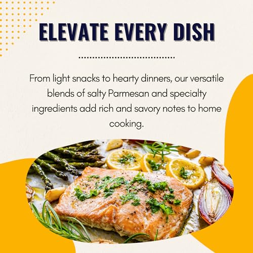 Zesty Lemon Pepper Parmesan Seasoning Topper