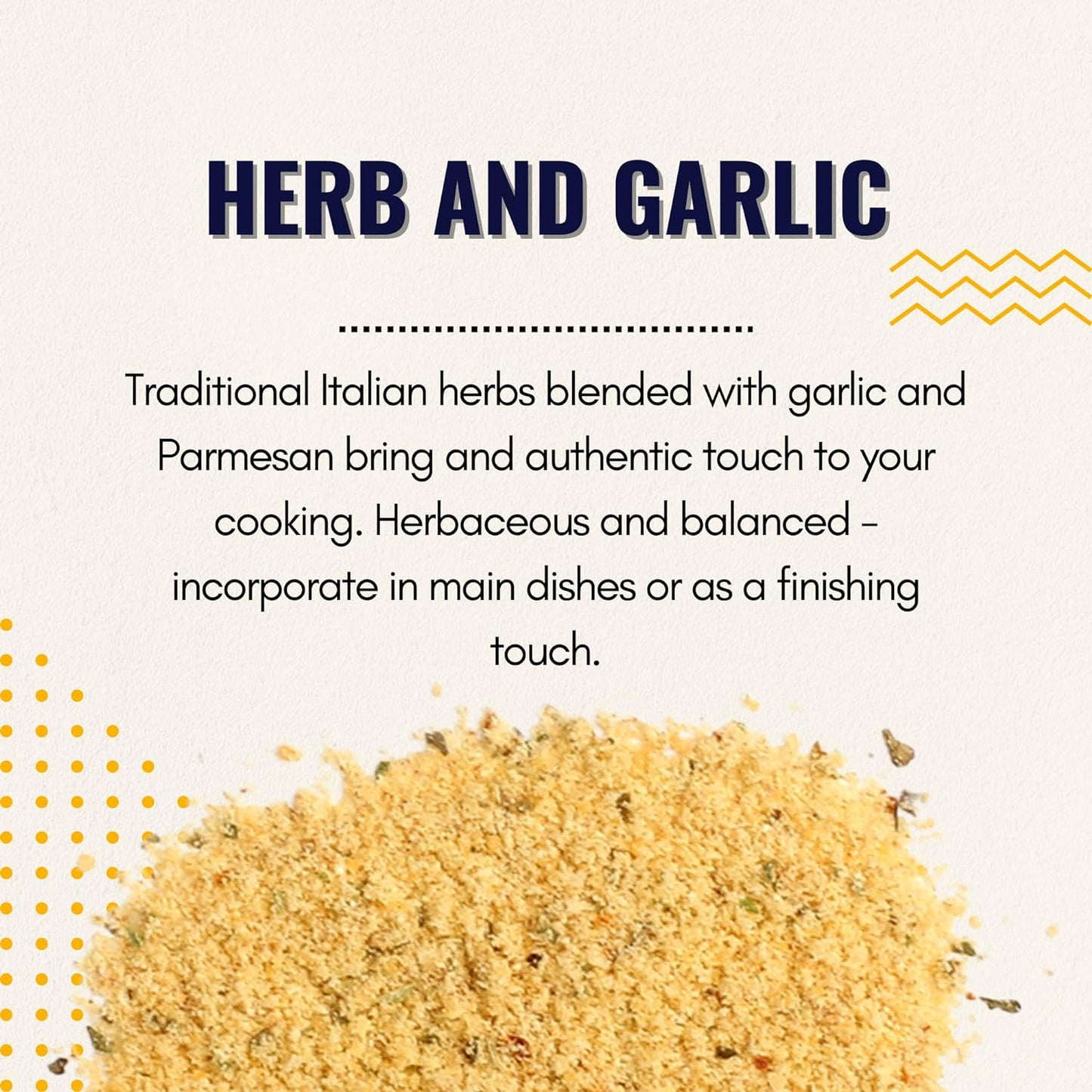 Italian Herb and Garlic Parmesan Seasoning Topper