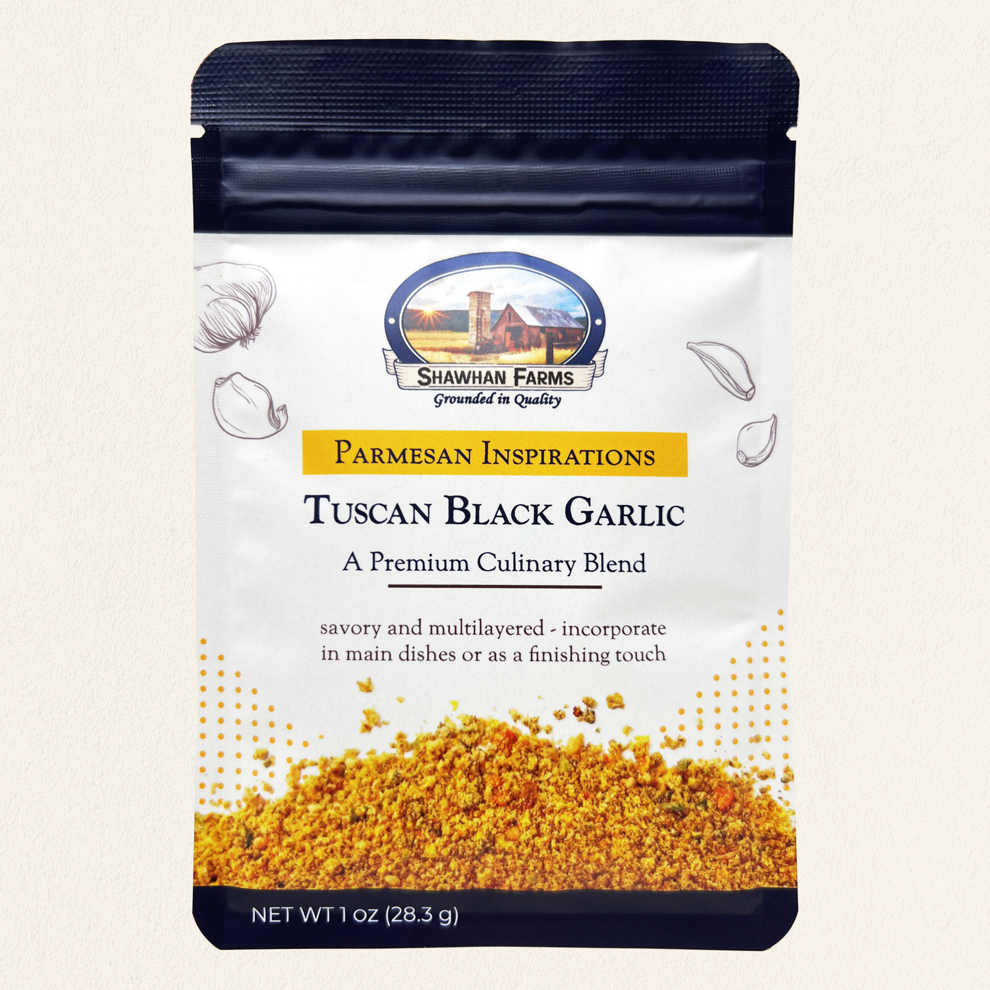 Packet of Premium Tuscan Black Garlic Parmesan Inspirations