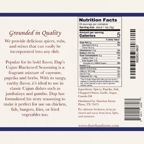 Dap’s Cajun Blackened Seasoning