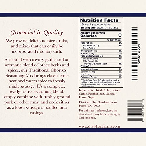 Traditional Chorizo Seasoning
