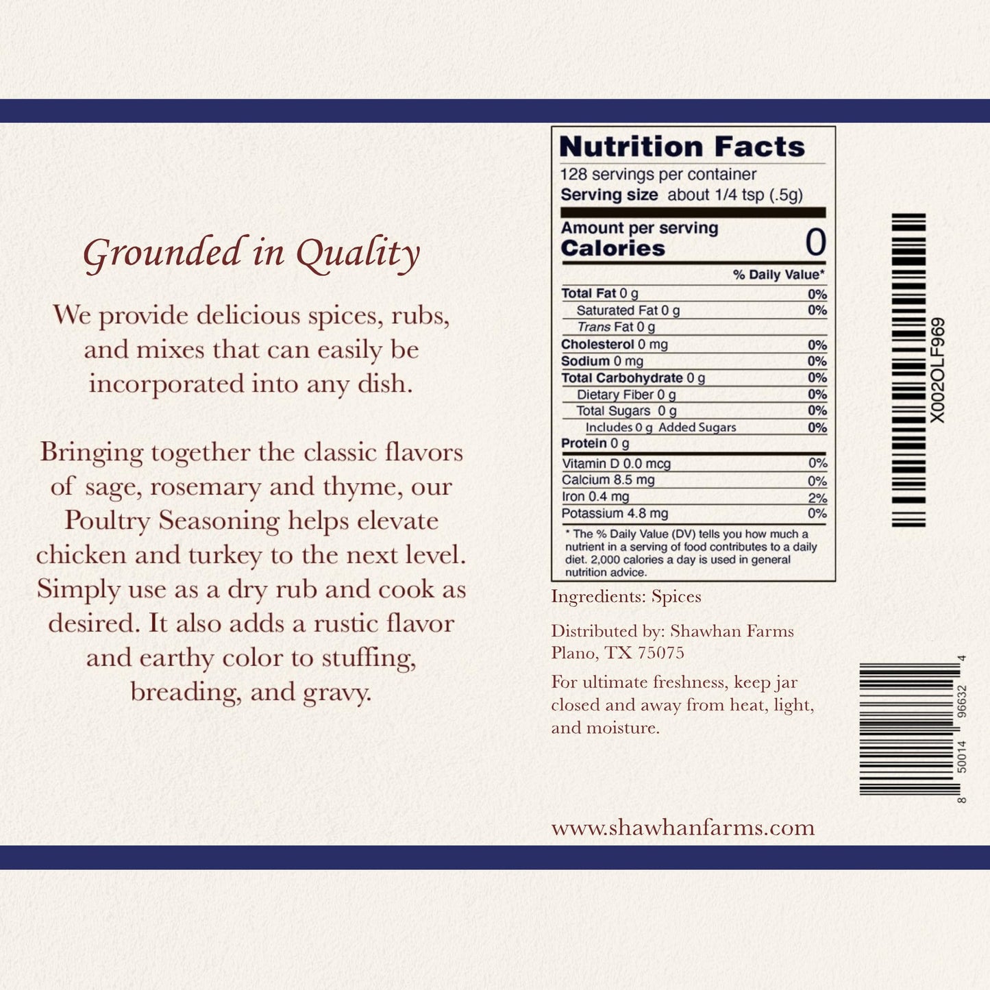 Classic Poultry Seasoning