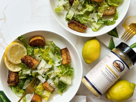 Lemon Parmesan Romaine Salad