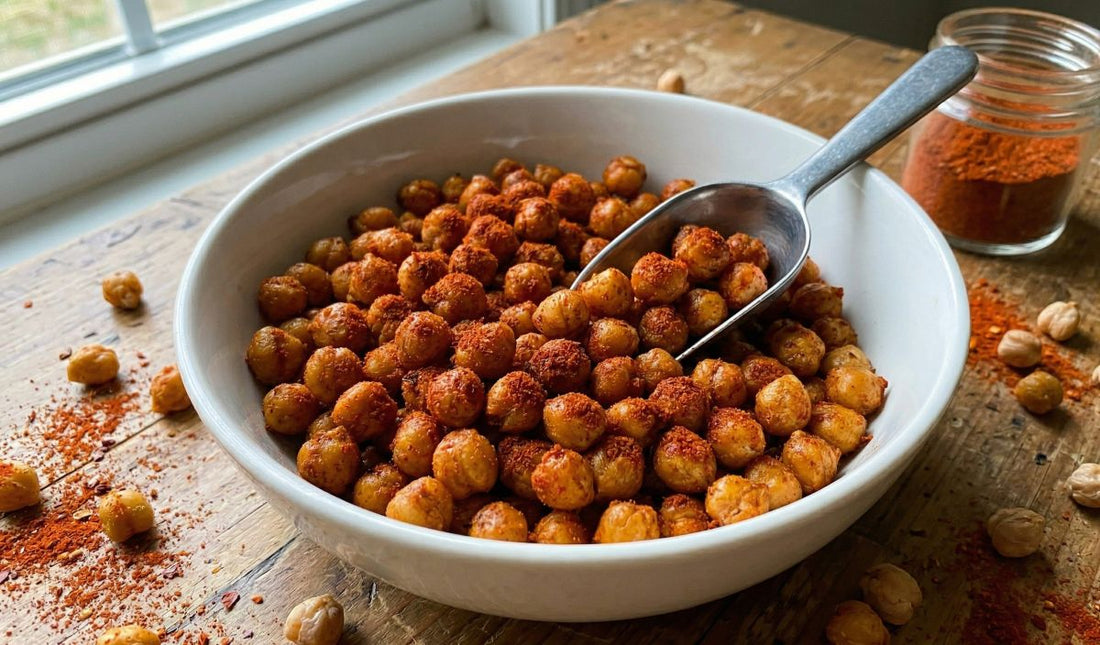 Smoky Creole Roasted Chickpeas
