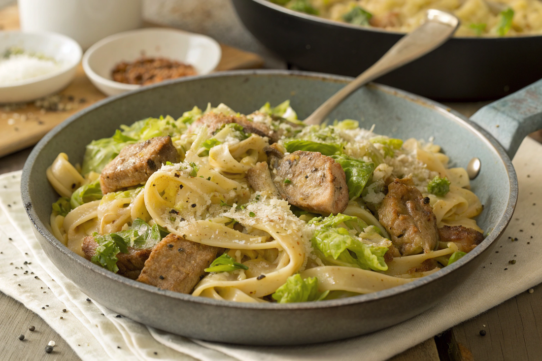 Pork and Cabbage Noodle Toss
