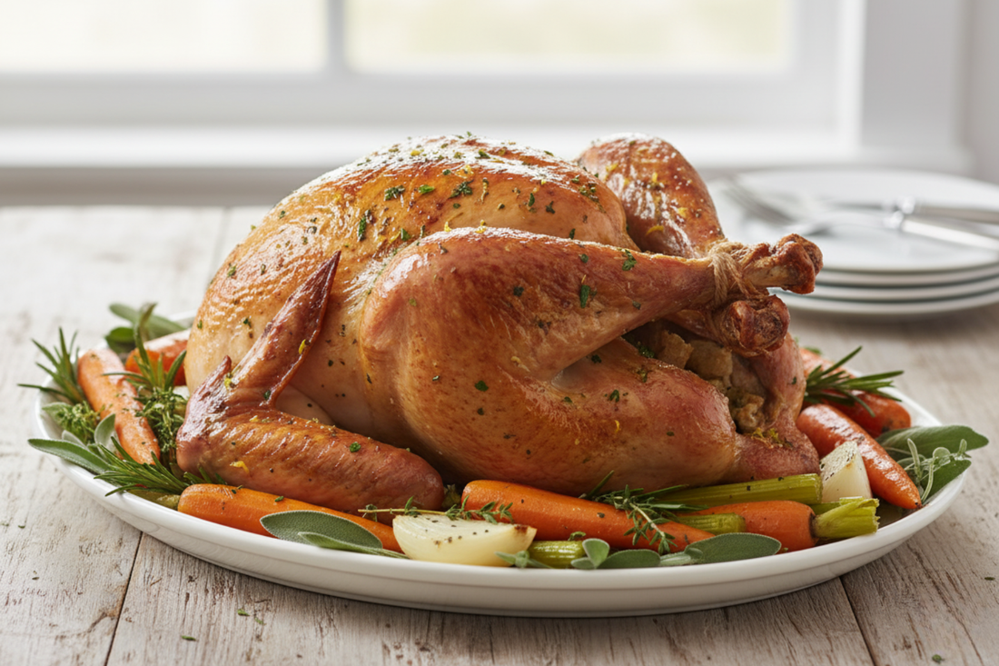 Herbed Butter Turkey Rub for Holiday Roasting