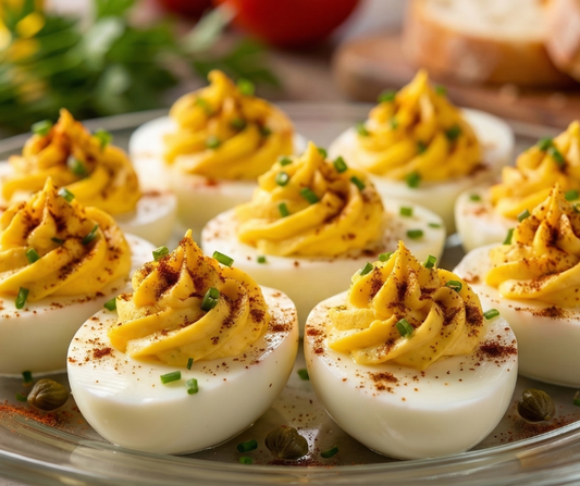 Chorizo Deviled Eggs