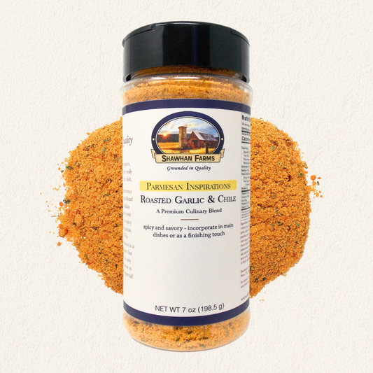 Calabrian Chile & Roasted Garlic Parmesan Seasoning Topper